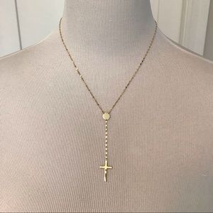 Lana Gold Crossary Necklace